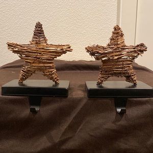 Twig star stocking holders